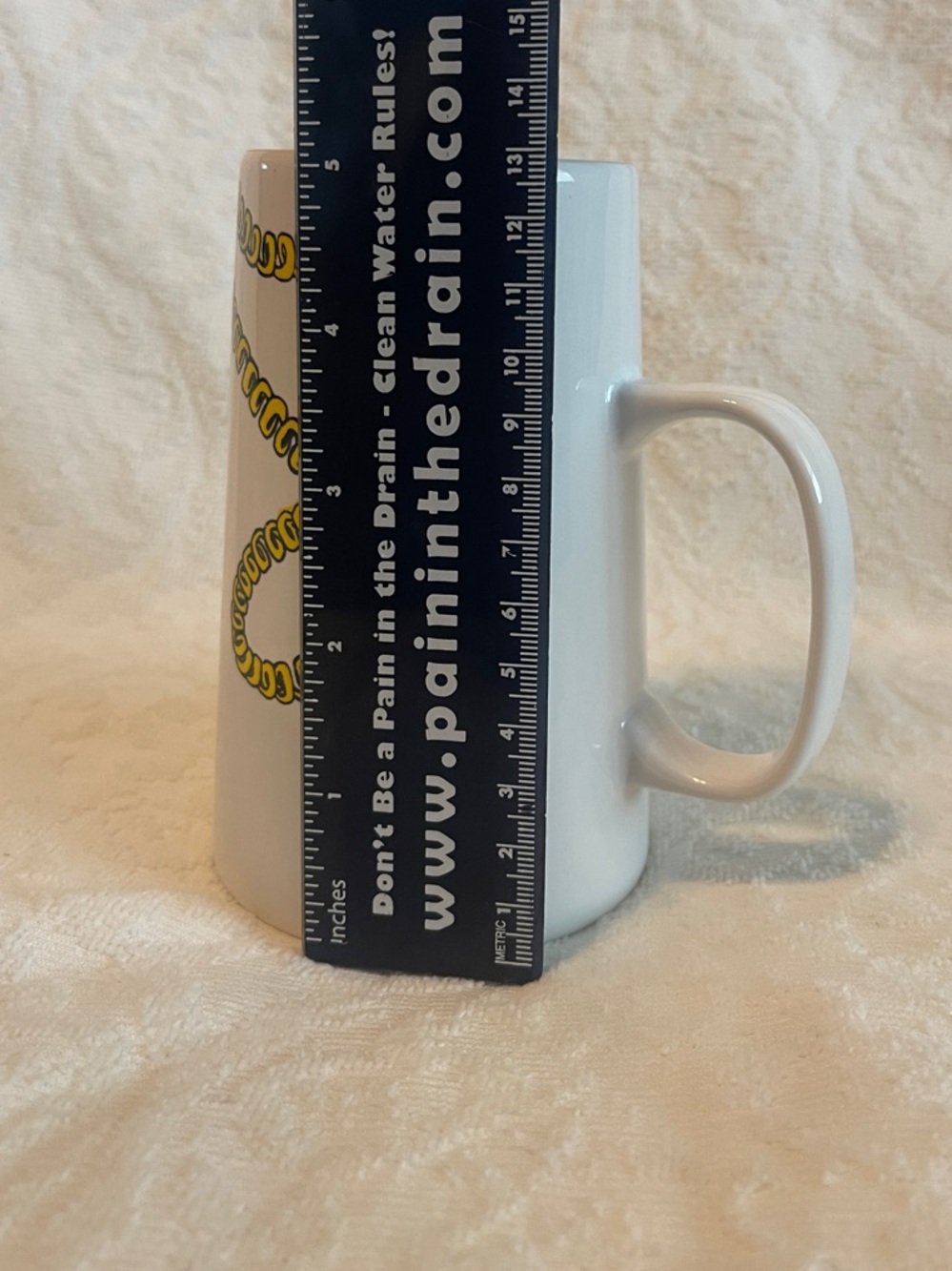 Starbucks White Yellow Green 'Hello' Telephone Ceramic Mug - Picture 7 of 8
